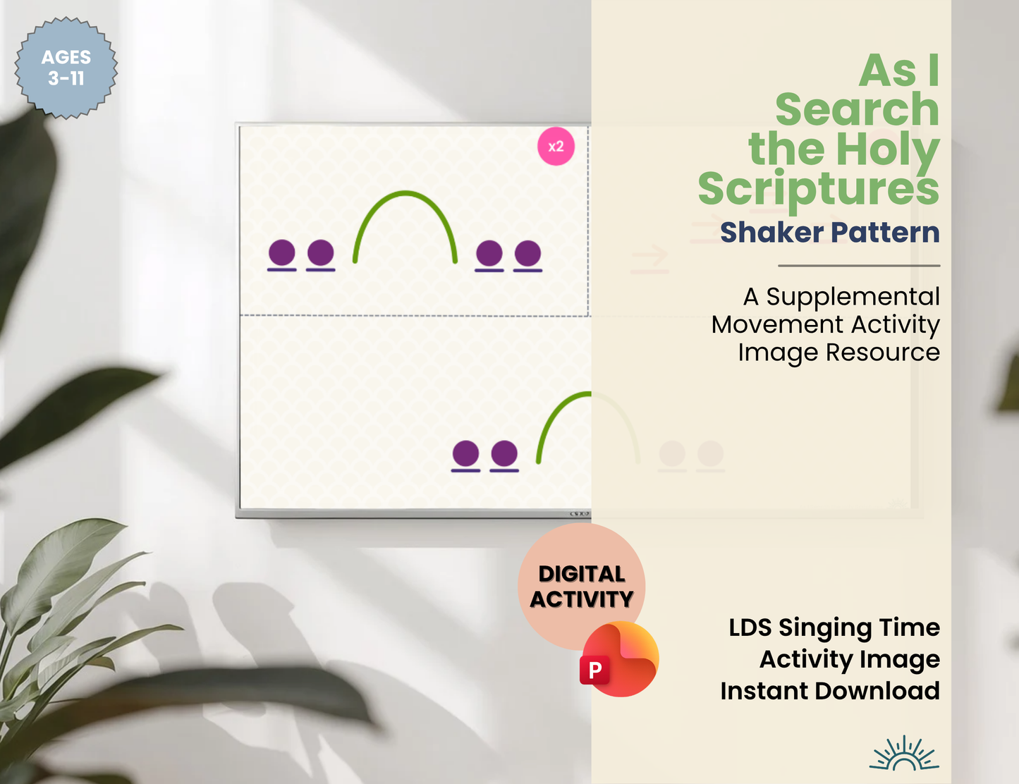 As I Search the Holy Scriptures: Shaker Pattern