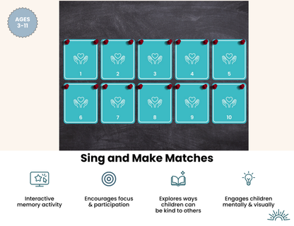 Printable - Kindness Concentration Activity