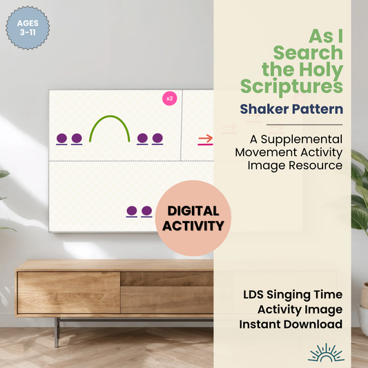 As I Search the Holy Scriptures: Shaker Pattern