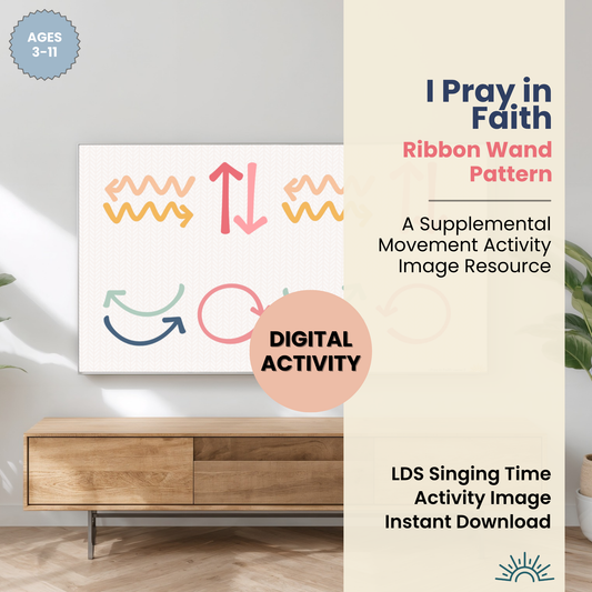 I Pray in Faith | Ribbon Wand Digital Activity