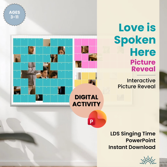 Love is Spoken Here: Picture Reveal | Interactive Digital Activity