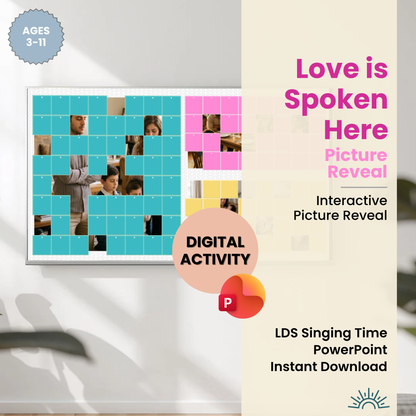 Love is Spoken Here: Picture Reveal | Interactive Digital Activity