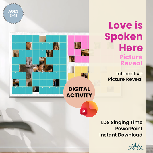 Love is Spoken Here: Picture Reveal | Interactive Digital Activity