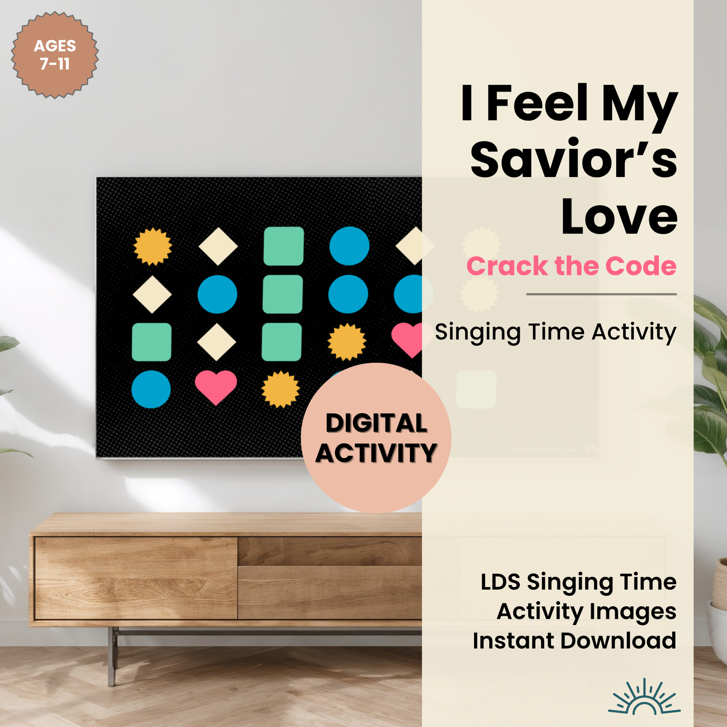 I Feel My Savior's Love | Digital Crack The Code Activity
