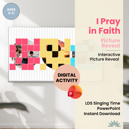 I Pray in Faith: Picture Reveal | Interactive Digital Activity