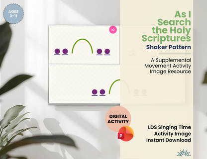 As I Search the Holy Scriptures: Shaker Pattern