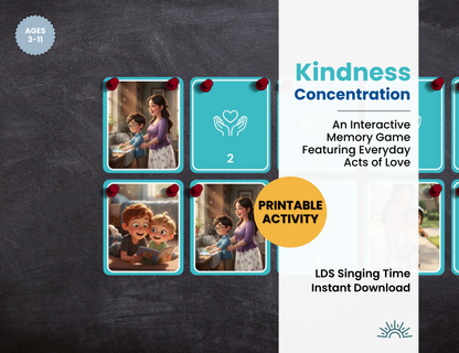 Printable - Kindness Concentration Activity