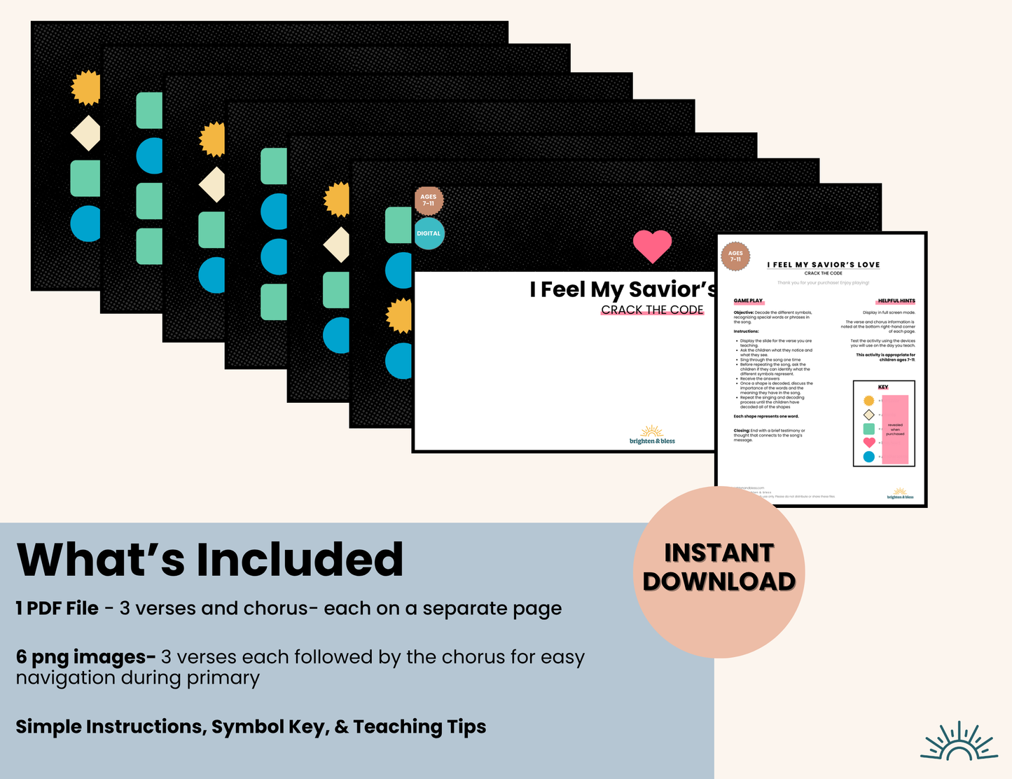 I Feel My Savior's Love | Digital Crack The Code Activity